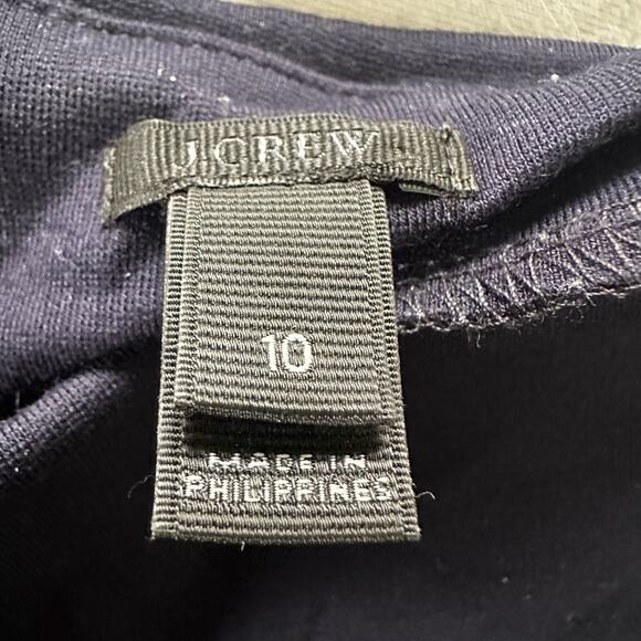 J CREW Womens Pants Pixie Jodhpur Blue Riding Ponte Knit Skinny Equestrian 10 - Picture 5 of 12
